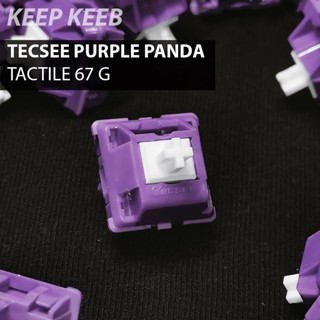 Tecsee Purple Panda [Tactile 67g]  สวิทช์คีย์บอร์ด Mechanical น้ำหนัก 67 กรัม holypanda