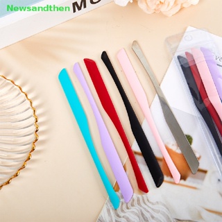 Newsandthen 1/5 ชิ้น ซิลิโคน เครื่องสําอาง แต่งหน้า รองพื้น ครีม ผสม ไม้พาย เครื่องมือ สําหรับจานสี ดี