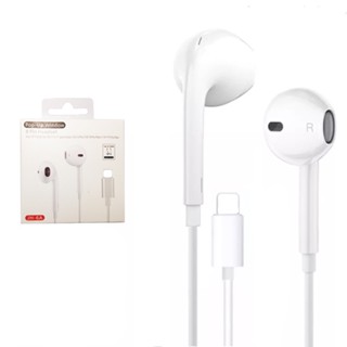 หูฟังอินเอียร์ earphone พร้อมไมโครโฟน ตัดเสียงรบกวนได้ดี เพิ่มลดได้ รุ่น JH-6A ควบคุมระดับเสียง ใช้สำหรับไอโฟน