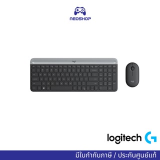 LOGITECH WIRELESS KEYBOARD &amp; MOUSE MK470 SLIM COMBO Black