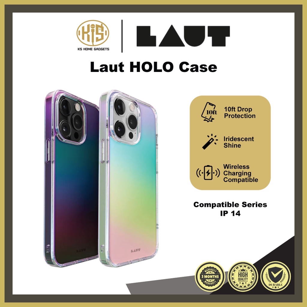 เคส LAUT HOLO เข้ากันได้กับ IP 14 Series