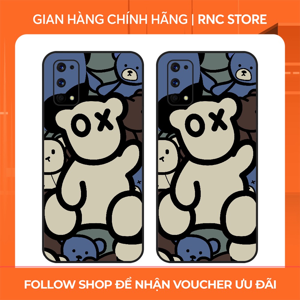 Realme C2/Realme 5s/....เคสป้องกันกล้องขอบเหลี่ยมยืดหยุ่นใน OX รูปหมี