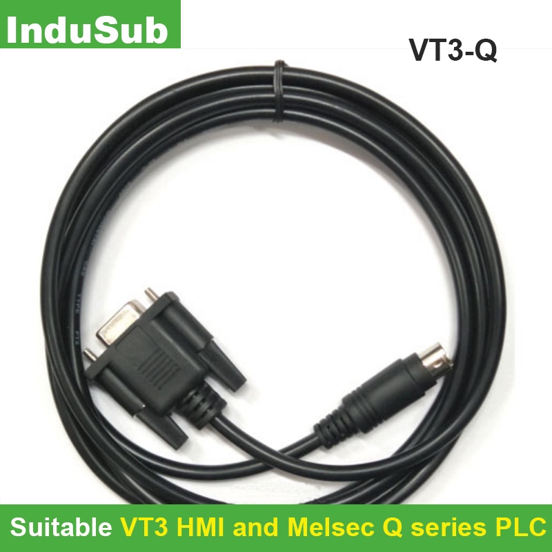 สายเคเบิลสื่อสาร VT3-Q ที่รองรับ SZ เพื่อเชื่อมต่อ VT3 HMI และ Melsec Q series PLC