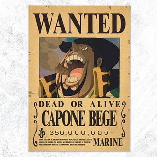 โปสเตอร์ One Piece CAPONE BEGE One Piece ขนาด A3 28.5x42 ซม.