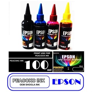 หมึกเติม Precock 100 ml. Epson เกรดพรีเมียม ใช้ได้กับเครื่อง Epson ได้ทุกรุ่นให้สีสวยสดสินค้าคุณภาพเทียบเท่าเกรด  A