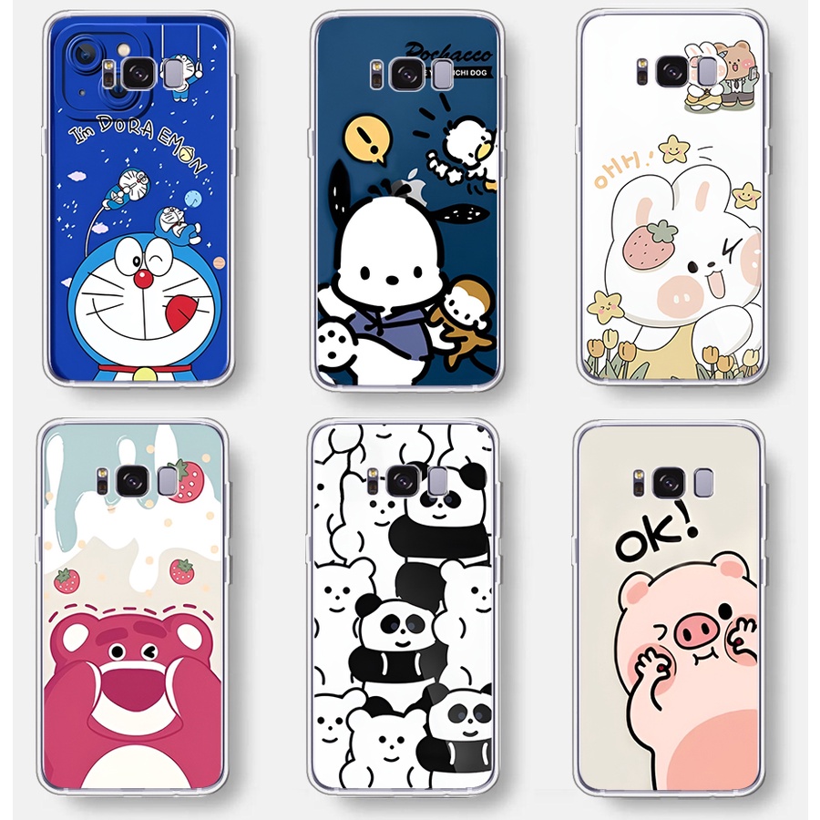 สําหรับ Samsung Galaxy S8 Plus S9 Plus เคสโทรศัพท์ด้านหลัง TPU ซิลิโคนนุ่ม