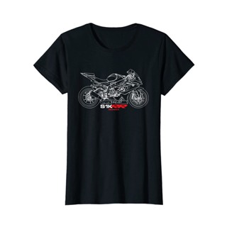 เสื้อยืดผ้าฝ้าย Sanc6 [พร้อมส่ง] เสื้อยืดแขนสั้น พิมพ์ลายรถจักรยานยนต์ Ridezza Motorcycle S1000Rr พลัสไซซ์ สําหรับผู้ชาย