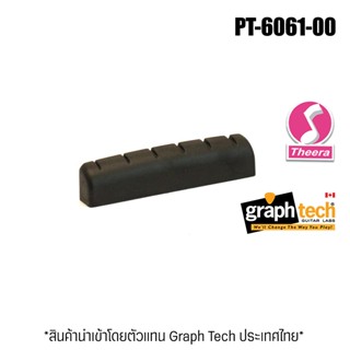 Nut กีต้าร์ GRAPHTECH รุ่น PT-6061-00 หย่องบนกีต้าร์ GRAPHTECH BLACK TUSQ XL SLOTTED NUT  ของแท้ ตัวแทนในไทย