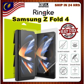 Ringke ฟิล์มกันรอยหน้าจอ HD ยืดหยุ่นสูง เต็มจอ สําหรับ Samsung Galaxy Z Fold 4 (2 แพ็ก)