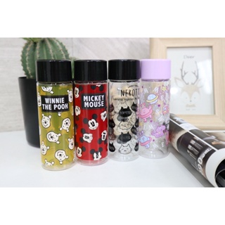 Water Bottle ขวดน้ำดื่มพลาสติก ลายการ์ตูน JP Quality 160ml 4x4x14 cm