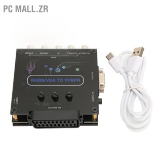 Pc Mall.Zr Rgbs Vga Scart เป็น Ypbpr ตัวแปลงส่วนประกอบ สําหรับ Sfc Genesis N64 Dreamcast Wii Md Saturn