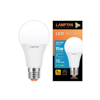 หลอด LED LAMPTAN BRIGHT 15 วัตต์ DAYLIGHT E27