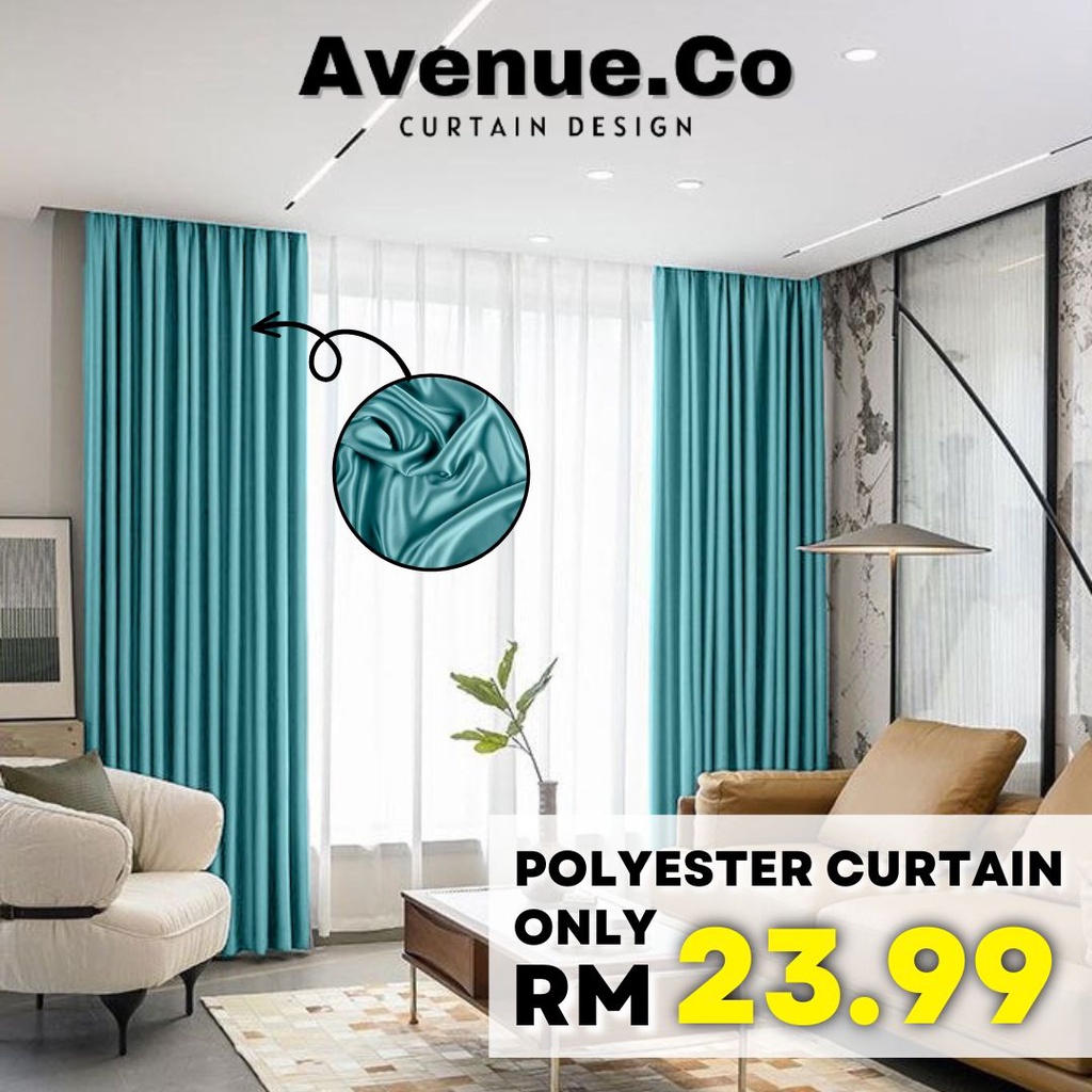 Avenue.co - A8 Silky Hook/Ring ผ้าม่านกันแสง (260ซม.)