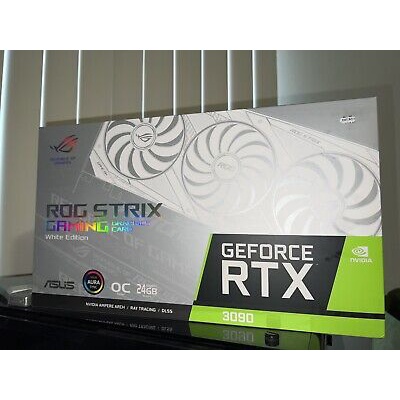 ASUS ROG STRIX NVIDIA GeForce RTX™ 3090 White OC Edition Gaming Graphics Card 24gb