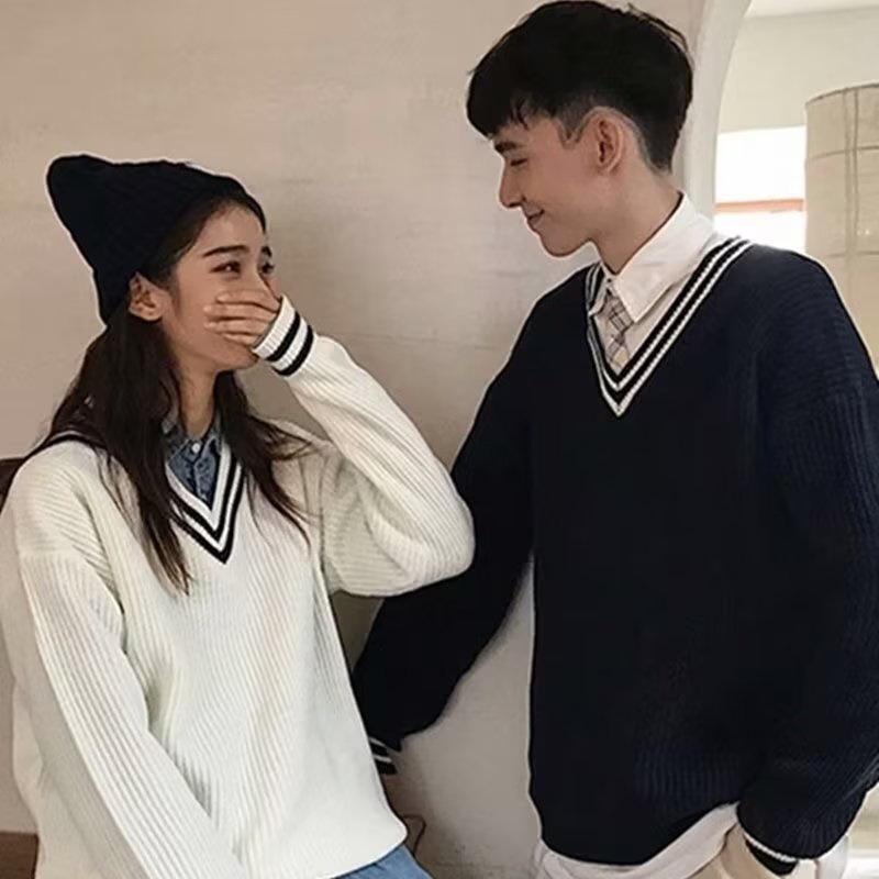 เสื้อกั๊กลําลอง คอวี ประดับขนเฟอร์ ทรงหลวม แฟชั่นฤดูใบไม้ร่วง และฤดูหนาว สไตล์ญี่ปุ่น สําหรับผู้ชาย และผู้หญิง
