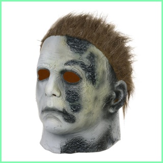 ชุดคอสเพลย์สยองขวัญ Michael Myers Face Covers เหมือนจริง สําหรับปาร์ตี้ฮาโลวีน 2022