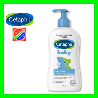 CETAPHIL BABY DAILY LOTION 400ML (หมดอายุ 11/24)  เซตาฟิล เบบี้ เดลี่ โลชั่น 400 มล