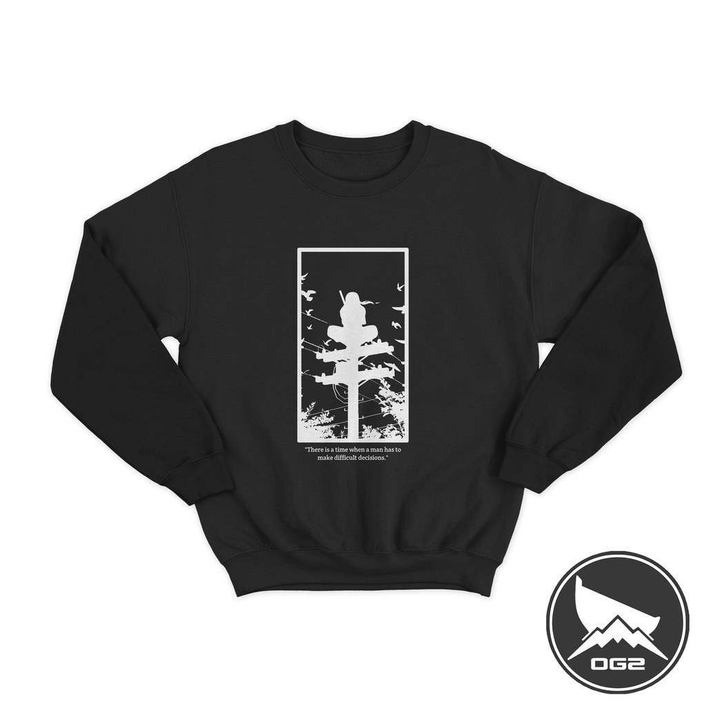 เสื้อกันหนาวอะนิเมะ itachi jiuha naruto sasuke A106 คอกลม OG2 3D A