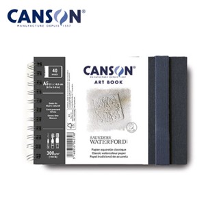 Canson(แคนสัน) Art Book Saunders Waterford หนา 300 g. ขนาด A5 เเนวนอน #C312 00L 001