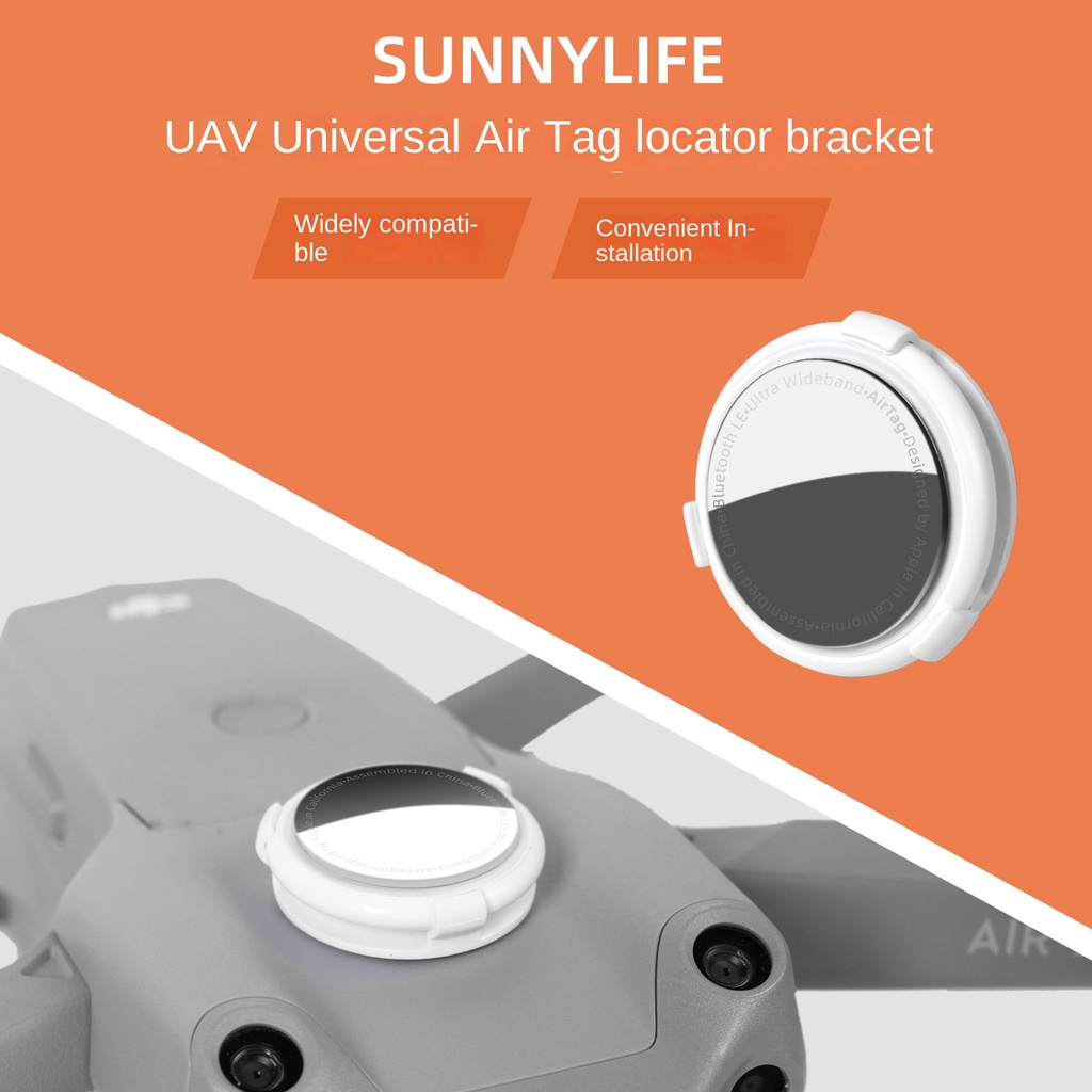 Sunnylife ตัวยึดแอร์แท็ก สําหรับ DJI Mini 4 pro/Avata Mini 3/ Mini 3 Pro Air 2S