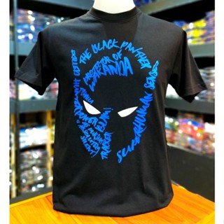 เสื้อMarvel_ลิขสิทธิ์แท้_ลายBlackPanther.สีดำ(MVX-237)