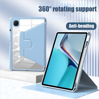 360° เคสใส ตั้งได้ หมุนได้ สําหรับ Realme Pad Mini 8.7 นิ้ว