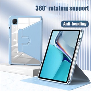 360° เคสใส ตั้งได้ หมุนได้ สําหรับ Realme Pad Mini 8.7 นิ้ว