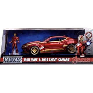 โมเดลรถเหล็ก 1/24 Iron Man &amp; 2016 Chevy Camaro [Jada]