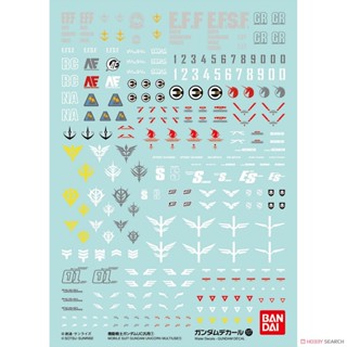 (เหลือ1ชิ้น) 4573102579706 GUNDAM DECAL 107 MOBILE SUIT GUNDAM UNICORN MULTIUSE 1