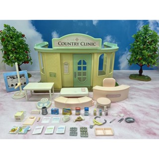 Sylvanian Families Country Clinic Doctor ซิลวาเนียน แฟมิลี่ คลินิก ร้าน คุณหมอ มือ2 สภาพดี