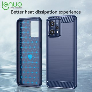 Lenuo เคสโทรศัพท์มือถือ คาร์บอนไฟเบอร์ ผิวด้าน บางมาก กันกระแทก สําหรับ Realme 6 6 Pro 7 7 Pro 7i 8 4G 8 Pro 9 Pro+ 9 ผ้าคลุม