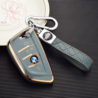 เหมาะสำหรับ BMW key case 5 series 525/530li shell 3 series X1X2X3X5X7 รถ 1 series 4 กระเป๋าหัวเข็มขัด