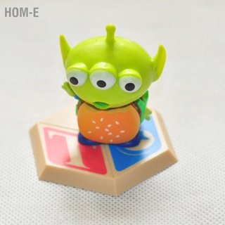 Hom-E Cartoon Alien Character Figurine Models Cola Hamburger Fries Embellished Model Ornament Set