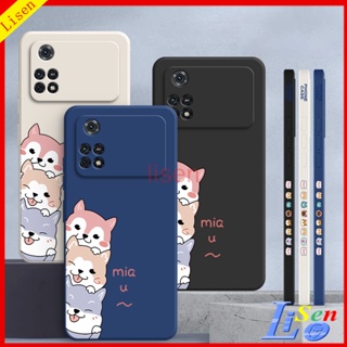 เคส Poco M4 PRO Poco X4 PRO 5G Poco M4 PRO 5G M3 PRO 5G C40 M5 X3 PRO X3 NFC เคสโทรศัพท์มือถือ ลายสุนัขน่ารัก สําหรับ gg