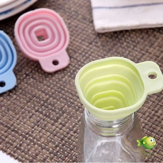 YOYO กรวยซิลิโคน พับเก็บประหยัดพื้นที่ พกพาสะดวก Silicone funnel