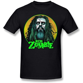 Tmgts1 [พร้อมส่ง] เสื้อยืดผ้าฝ้าย พิมพ์ลาย Rob Zombie น้ําหนักเบา พลัสไซซ์ ของขวัญคริสต์มาส สําหรับผู้ชาย XS-6XLสามารถปร