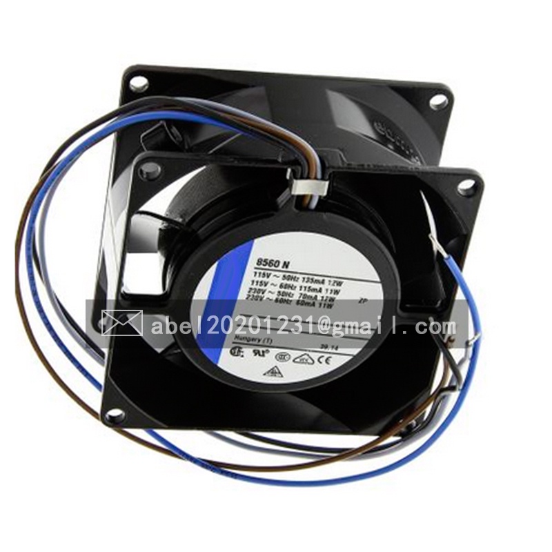 YTH ยี่ห้อใหม่ 8560N 115V+230VAC COOLING FAN 8CM 8038 80*80*38MM