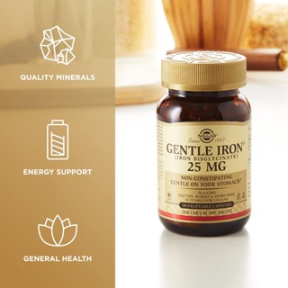 Solgar, Gentle Iron, 25 mg ธาตุเหล็ก