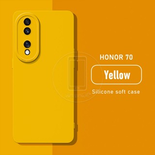 เคสโทรศัพท์มือถือ TPU แบบนิ่ม ทรงสี่เหลี่ยม สําหรับ Honor 70 Honor70 Pro