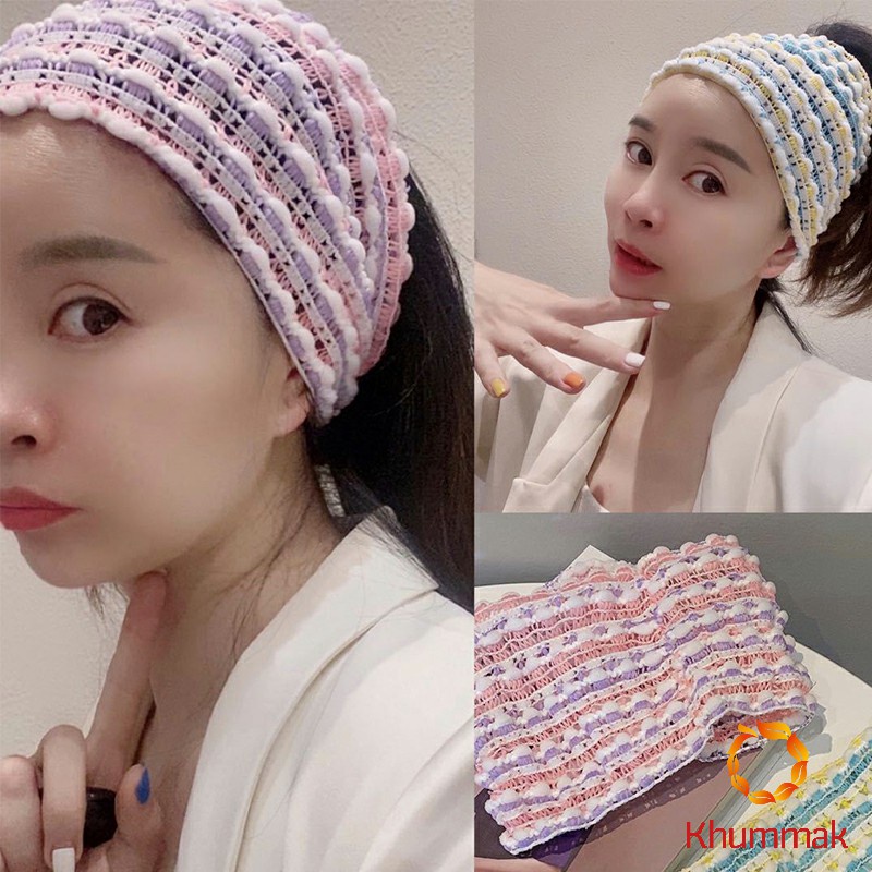 Khummak ผ้าคาดผม สไตล์สาวเกาหลี สีสันน่ารัก Head Bands