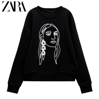 Zara ใหม่ เสื้อกันหนาว ฤดูใบไม้ร่วง สําหรับผู้หญิง 0085872