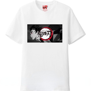 เสื้อยืดแขนสั้น พิมพ์ลาย Demon Slayer Uniqlo UT สําหรับผู้ชาย