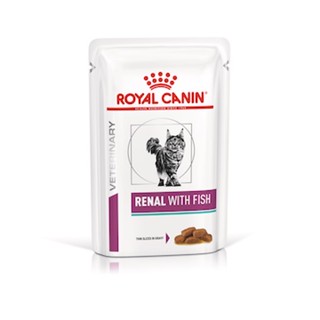 Royal Canin อาหารแมวประกอบการรักษาโรคไต ชนิดเปียก (RENAL WITH FISH) 85 g