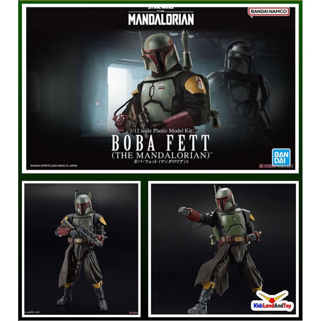 Bandai 4573102633903 1/12 BOBA FETT (THE MANDALORIAN）-starwar