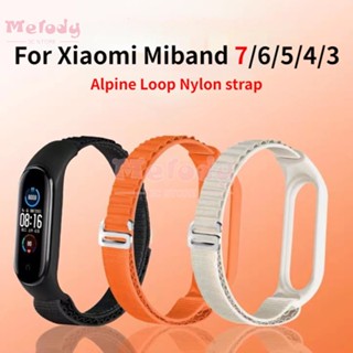 สายนาฬิกาข้อมือไนล่อน สําหรับ xiaomi miband7 6 5 4 3 NFC xiaomi mi7 mi6 mi band 7 6 5 4 3