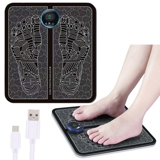 EMS Foot Massage Electric Intelligent Pulse Acupuncture USB Charging Improve Blood Circulation Relieve Ache Pain Health