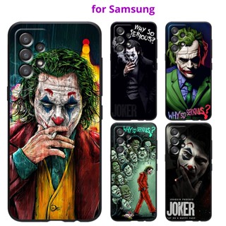 เคส SAMSUNG A04 A04S A13 A23 A33 A53 A73 A03 A52s A52 A72 A12 M12 5G โทรศัพท์มือถือแบบนิ่ม ผิวด้าน ลายโจ๊กเกอร์ สําหรับ