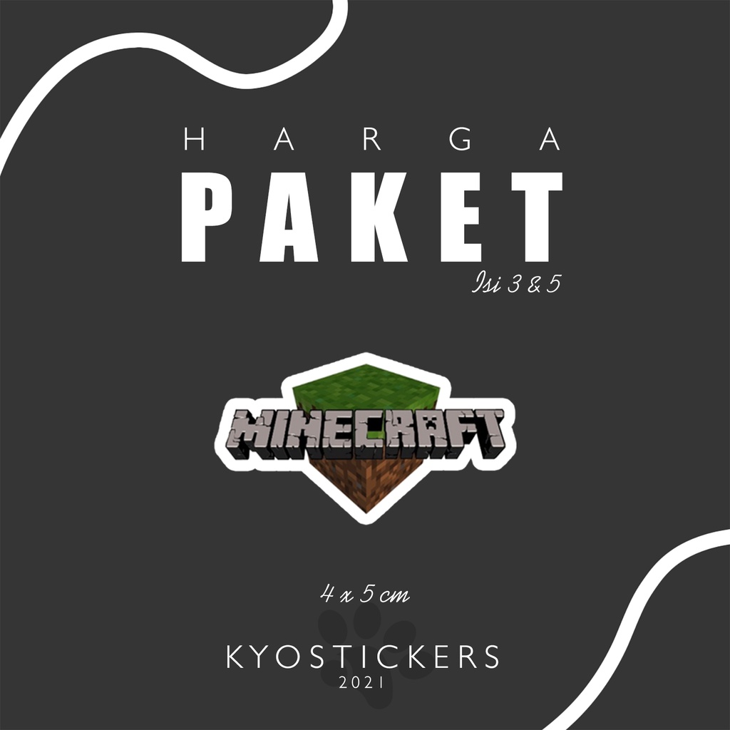 สติ๊กเกอร์โลโก้ COOL MINECRAFT สําหรับ HP LAPTOP
