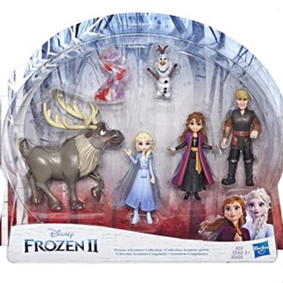 Hasbro - Disney Frozen 2 Adventure Collection 6 Figures Set Toys ตุ๊กตาโฟร์เซ่น2 ชุดเซ็ท 5 ตัวละครในกล่องเดียว