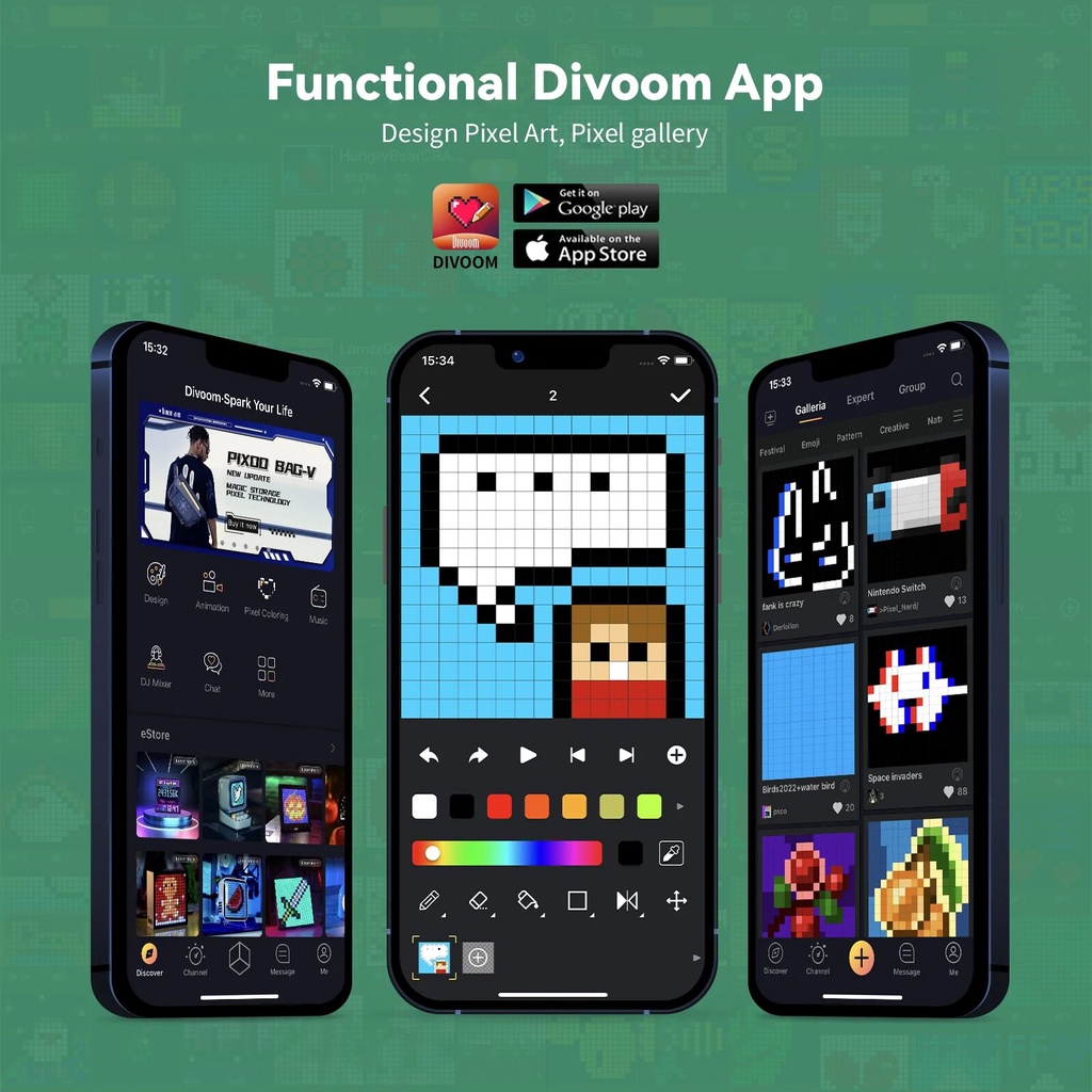 Divoom Ditoo-Mic Retro Pixel ลําโพงบลูทูธไร้สาย พร้อมไมโครโฟนคาราโอเกะ ...